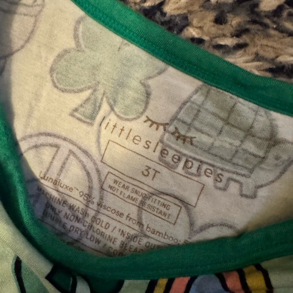 Little Sleepies St. Patrick’s 3T 2pc Set - Picture 2 of 2